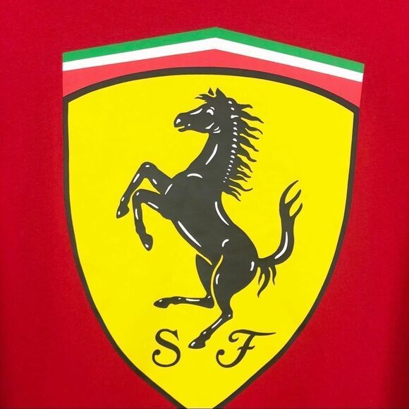 PUMA | Red Ferrari Tee Short Sleeve Shirt Small - Picture 3 of 7